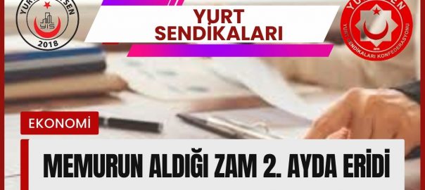 Memur Maaşları 2.Ayda Eridi